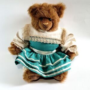 Bear Brown Collectables Michele Brown 1993 Dress Bear 16" Jointed Signed M Brown